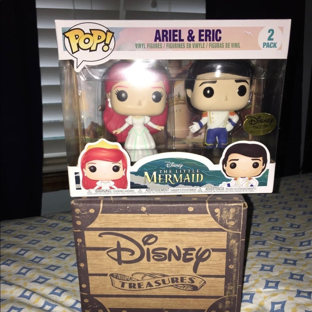 Ariel and Eric Disney funko